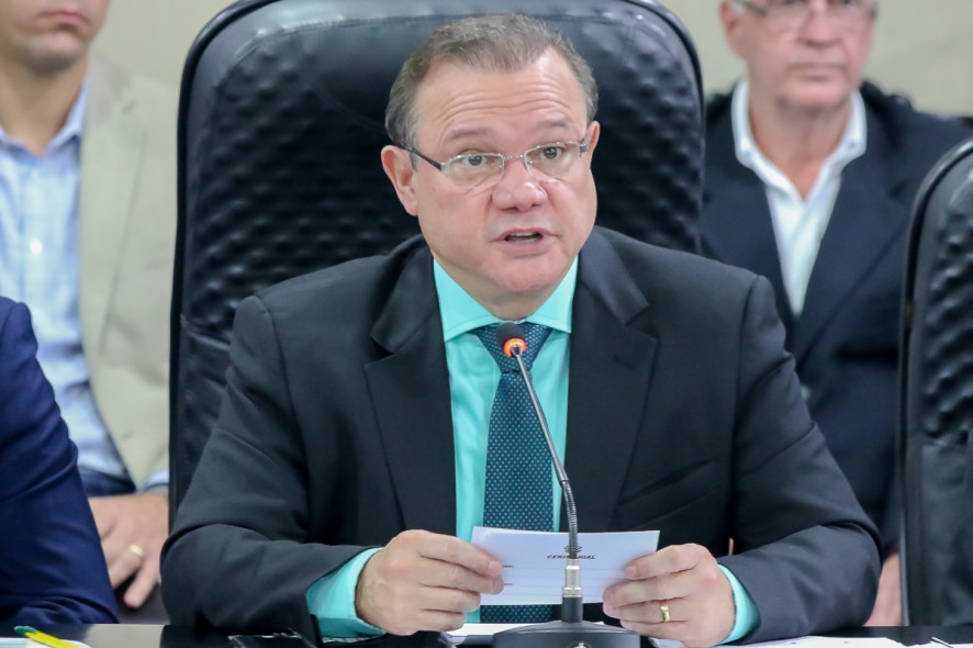 O senador Wellington Fagundes: dificuldade de agenda para depoimento  PF