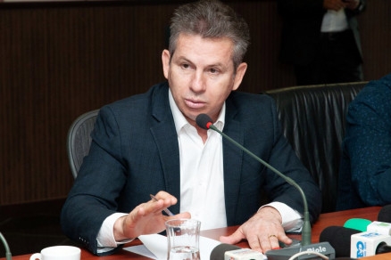 O governador Mauro Mendes: estouro da folha e pagamento da RGA