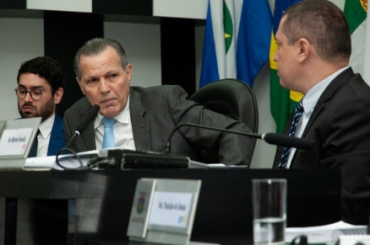 O ex-governador Silval Barbosa, que prestou depoimento na CPI do Palet
