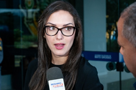 A deputada Janaina Riva, que se disse aliviada com sesso do TRE desta semana