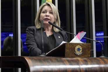 A senadora Selma Arruda, que teve o mandato cassado