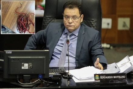 O presidente da Assembleia, Eduardo Botelho: cmeras na sala da presidncia