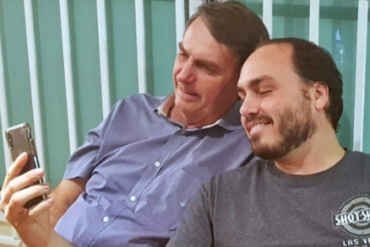 O vereador Carlos Bolsonaro, filho do presidente Jair Bolsonaro