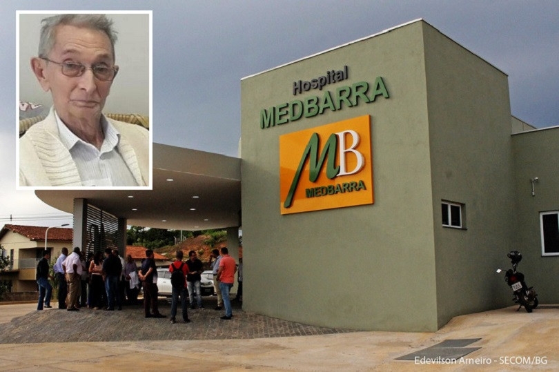 Sandoval Nogueira de Moraes (dealhe), de 82 anos, tambm foi prefeito de Ponte Branca e estava internado em hospital de Barra do Garas