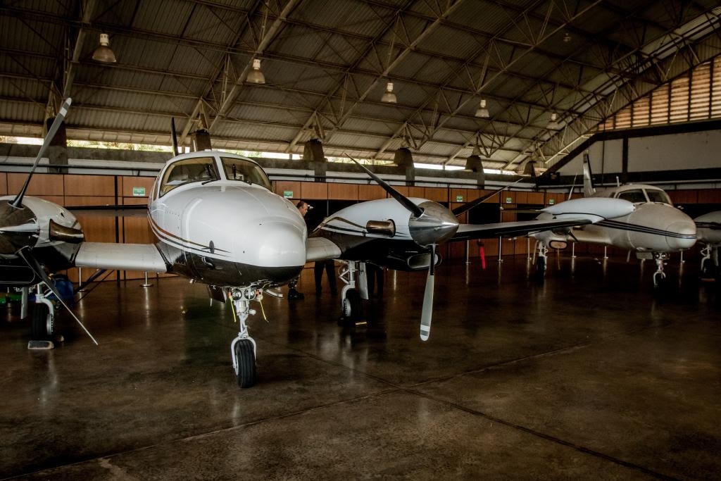 Aps a reunio no hangar do Ciopaer, ser realizada entrevista coletiva - Foto por: Christiano Antonucci