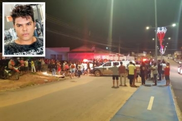 O jornalista Ediney Menezes (detalhe) foi morto por dupla em moto