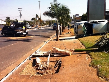 Acidente ocorreu na Avenida Miguel Sutil, em Cuiab 