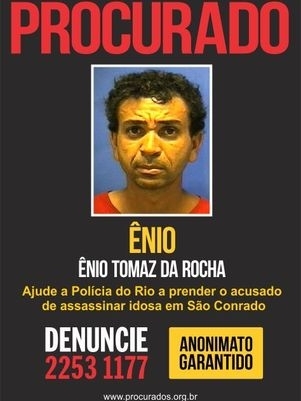 O caseiro nio Tomaz da Rocha, conhecido como Tartaruga ou Mineiro,  o principal suspeito do crime