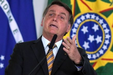 O presidente da Repblica Jair Bolsonaro: gastos com alimentos e bebidas