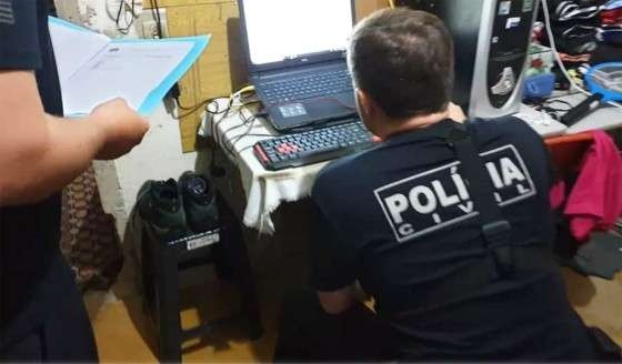 Segundo a Polcia Civil, a internet tambm ampliou o campo de atuao e facilitou a vida dos criminosos