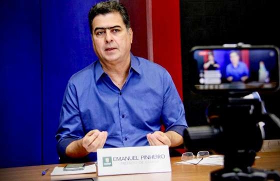 Emanuel Pinheiro acha que fiscalizao rgida no comrcio contm o avano da pandemia em Cuiab