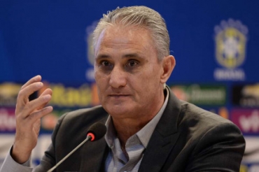 O treinador da Seleo Brasileira, Tite