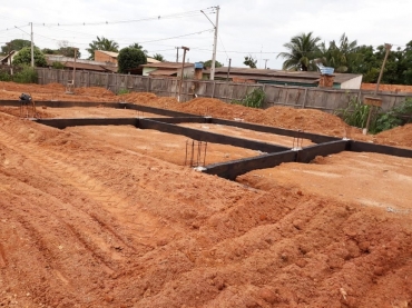 Obra de Escola Estadual est� parada em Rondon�polis (MT) � Foto: TCE/MT
