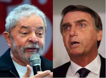 Lula e Jair Bolsonaro so candidatos competitivos para a eleio presidencial de 2022.