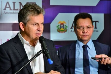 O governador Mauro Mendes e o deputado Eduardo Botelho: eleies 2022