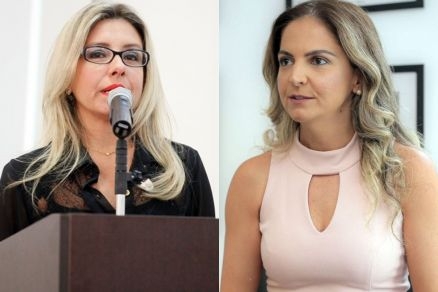 As advogadas Flvia Moretti e Gisela Cardoso, pr-candidatas  disputa na OAB-MT