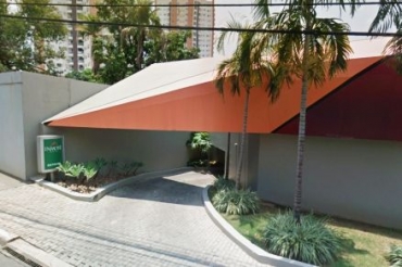 Fachada de motel em que a confuso aconteceu