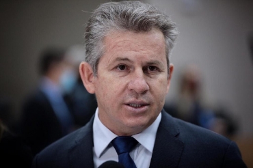 O governador Mauro Mendes, entusiasta do Unio Brasil