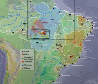 Novo mapa do Servio Geolgico do Brasil aponta reas com potencial exploratrio de cobre e ouro  Foto: Reproduo