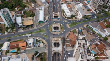 O nmero de veculos circulando em Cuiab reduziu  Foto: Reproduo/TV Globo