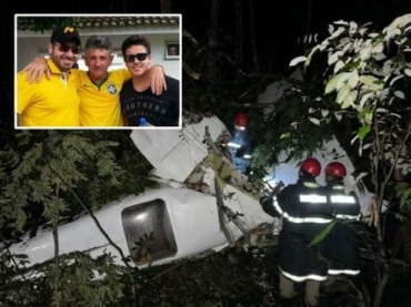 Produtor rural, dois filhos (detalhe) e piloto morreram no acidente
