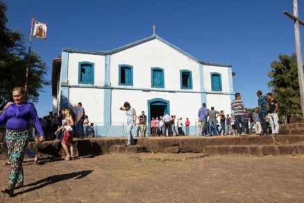 Igreja Nossa Senhora de Santana, que fica na Praa Dom Wunibaldo