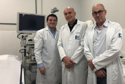 Endoscopistas: Thiago Secchi, Roberto Barreto e Joaquim Carvalho
