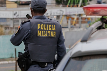 A Polcia Militar efetuou a priso do suspeito, em Jaciara