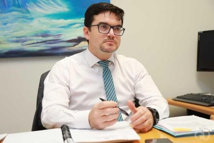 O secretário de Fazenda, Fabio Pimenta: receitas e despesas de MT nos primeiros quatro meses de 2022