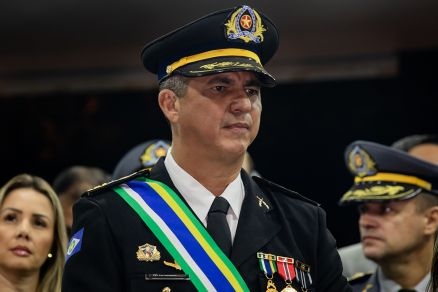 O coronel Alexandre Moraes que assumiu o Comando da PM em abril de 2022