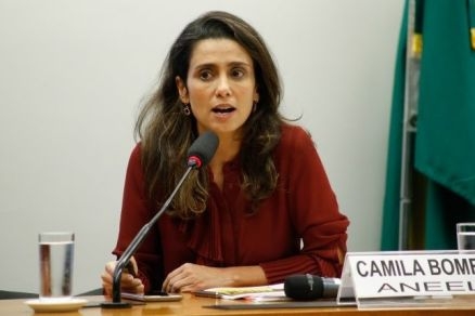 A diretora-geral substituta da Aneel, Camila Bonfim