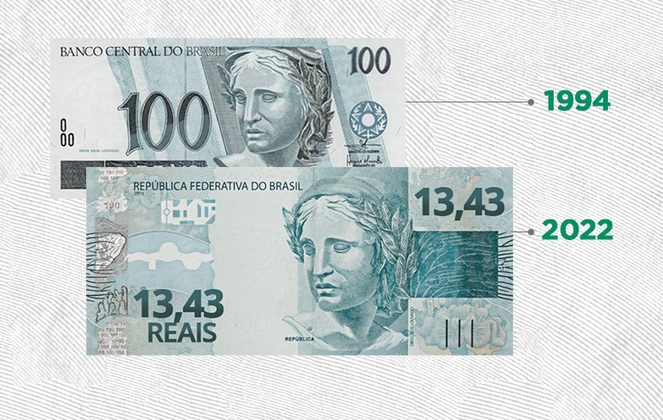 Nota de R$ 100 — Foto: Divulgação/BC