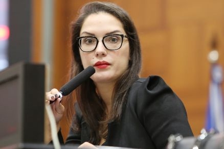A deputada Janaina Riva, que criticou as declarações de Emanuel Pinheiro: machista