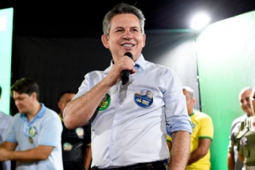 O governador Mauro Mendes, que busca reeleio