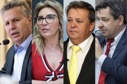 Mauro Mendes (PL), Marcia Pinheiro (PV), Marcos Ritela (PTB) e Moiss Franz (Psol) disputam o Governo