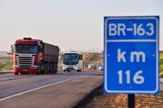 A MT Par (MT Participaes e Projetos) deve adquirir o controle de 822,8 km da BR-163, no Estado de Mato Grosso