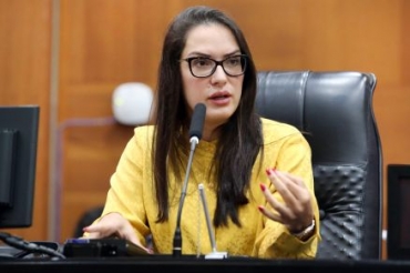 A deputada estadual reeleita, Janaina Riva