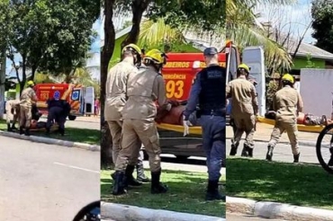 O Corpo de Bombeiros socorreu as vtimas com vida, mas eles no resistiram