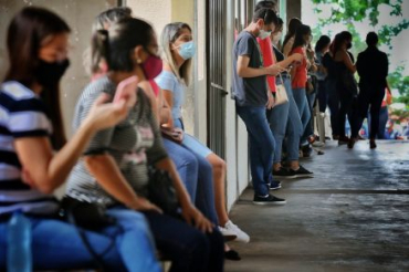 Candidatos do concurso da Segurana Pblica de Mato Grosso