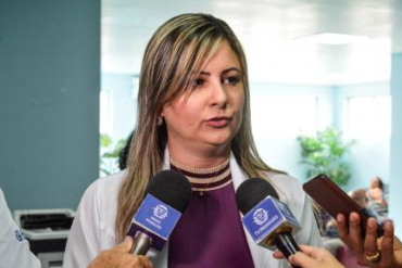 A interventora Danielle Carmona, que divulgou primeiros dados sobre interveno em Cuiab
