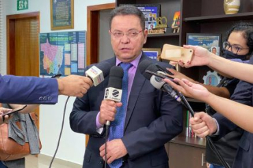 O deputado Eduardo Botelho, que  presidente da Assembleia Legislativa