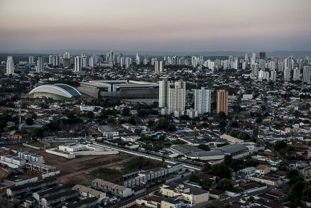 Vista panormica de Cuiab, cidade que se aproxima dos 700 mil moradores
