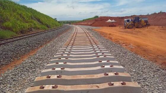 ​Primeiros quilômetros de trilhos da ferrovia estadual de Mato Grosso são concluídos pela concessionária Rumo