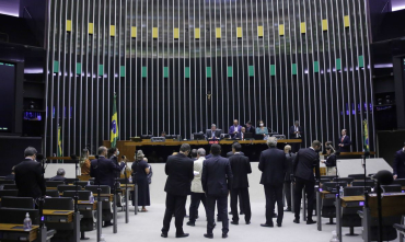 O plenrio da Cmara Federal, em Braslia