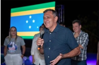 O candidato a prefeito de Diamantino pelo Unio Brasil, Chico Mendes