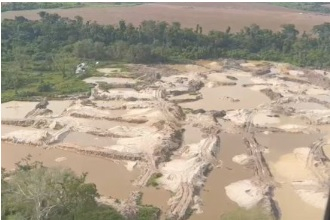 om mais de 100 mil hectares e 38% de rea total da Amaznia deteriorada, Mato Grosso foi o segundo estado que mais foi degradado, no ms de agosto, em todo o Brasil  Foto: Greenpeace