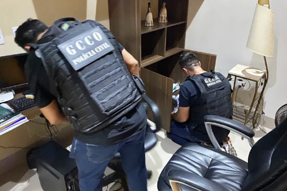 A ao  realizada pela Gerncia de Combate ao Crime Organizado (GCCO), da Polcia Civil, no mbito da Operao Apito Final