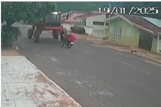 A vtima teve a cabea esfacelada pela mquina agrcola