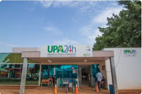 Fachada da UPA do Jardim Leblon  Foto: Divulgao