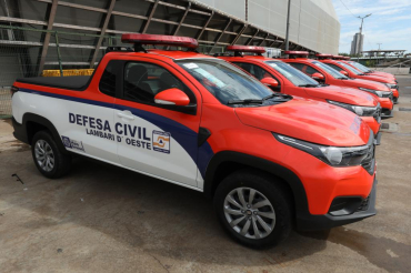 Viaturas vo reforar atuao das Coordenadorias Municipais de Defesa Civil no interior do Estado